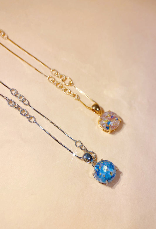 BreastmilkGems™ DIY kit with 2 Twisted Rings Necklace set