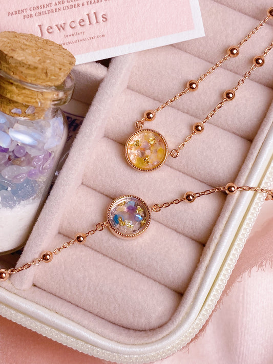 BreastmilkGems™ DIY kit with Gratitude Necklace and Bracelet