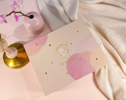 BreastmilkGems™ DIY kit with Gratitude Necklace and Bracelet