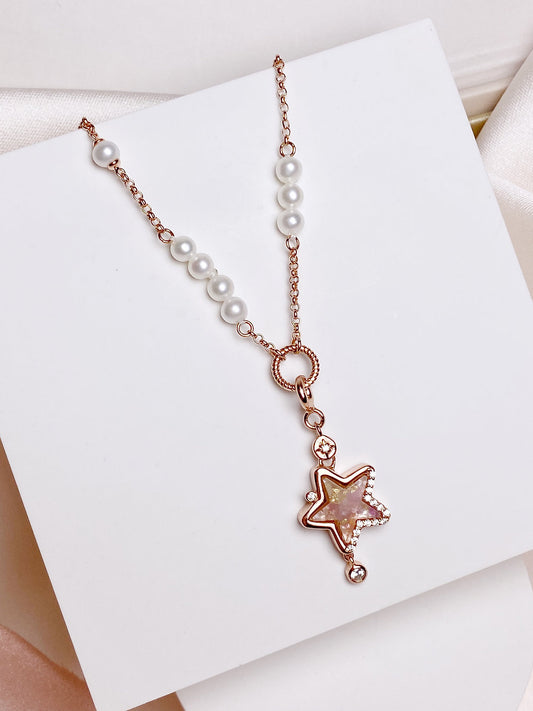 Love of Life Pearl Necklace with The Wishes Pendant