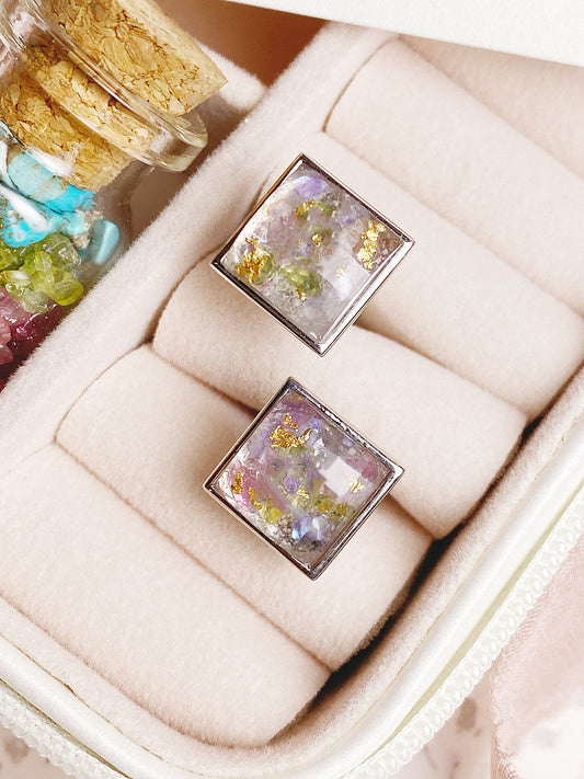 BreastmilkGems™ Square Cufflinks