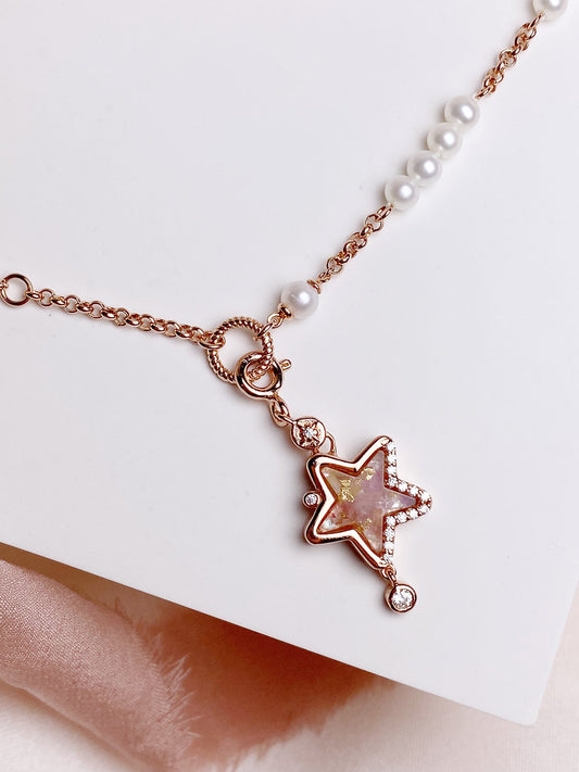 Love of Life Pearl Necklace with The Wishes Pendant