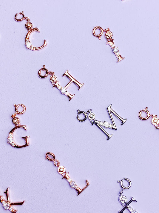 The Starry Night Shinny Initials