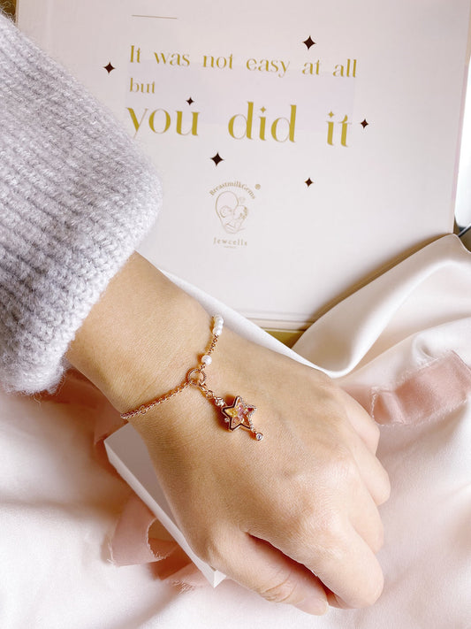 Love of Life Pearl Bracelet with The Wishes Pendant